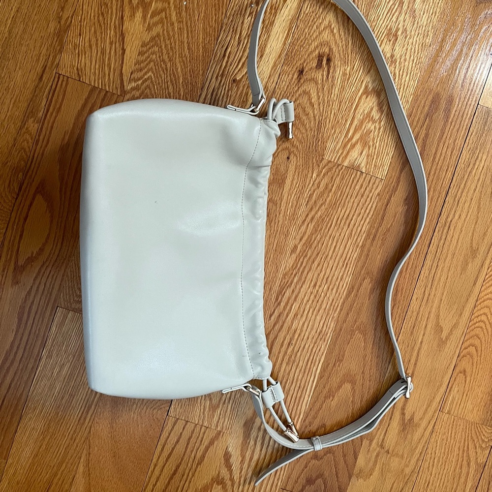 A.P.C. Cream Shoulder Bag with Minimalist Design